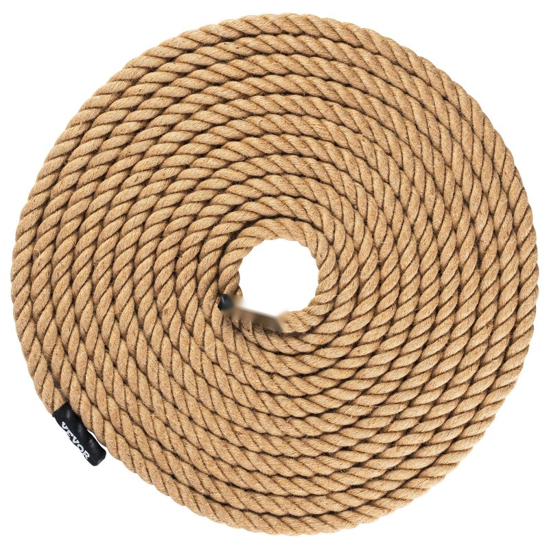 Juuttiköysi kolmisäikeinen 25,4 mm 15,24 m kiipeilyyn ja treeniin