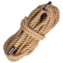 Kuntosalin juuttiköysi kiipeilyyn 25 4 mm 30 48 m kolmikierteinen