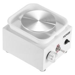 Sähköinen savenvalupyörä 0 320 kierrosta minuutissa irrotettava allas 2 56 ja 3 94 tuuman lautaset