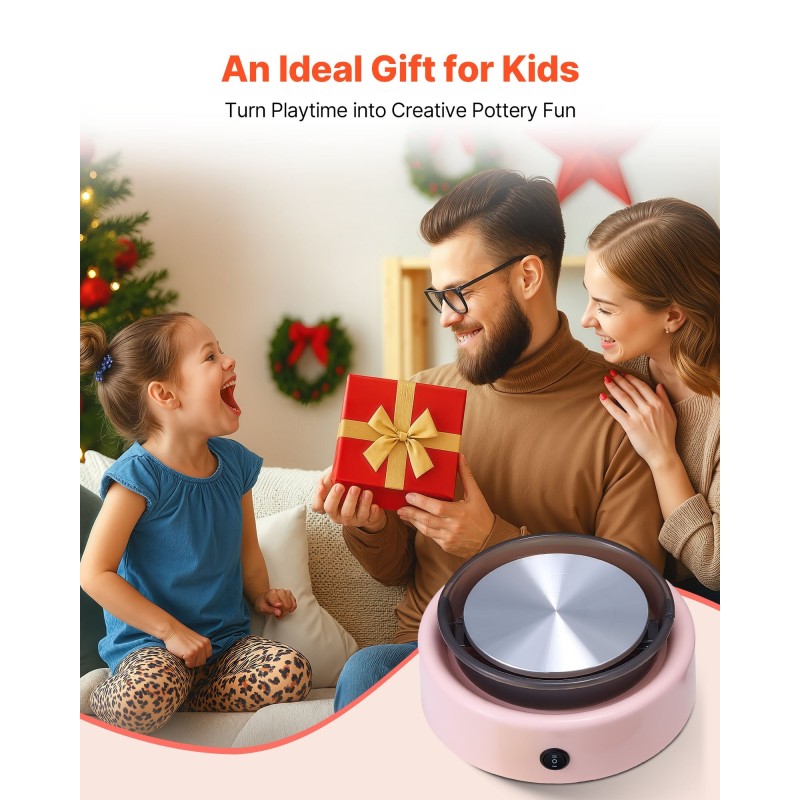 Sähkökäyttöinen minisorvipyörä 158 mm alumiinisorvialustalla portaaton nopeudensäätö 0–140 eteen ja taaksepäin lapsille