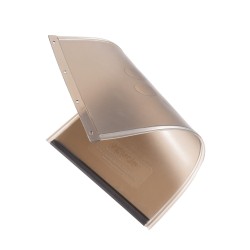 Paksu PVC-läppä lemmikkioveen leveys 209,6 mm korkeus 311,2 mm ruskea magneettinauhalla