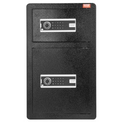 Turvakaappi seosteräksinen 4 5 kuutiojalkaa avain ja salasanalukitus palonkestävä pussi LED valaistus