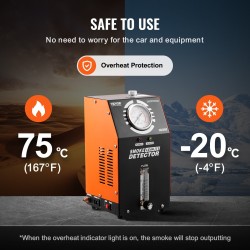 Savukone sisäänrakennetulla ilmapumpulla 12 voltin kaksitilainen EVAP-järjestelmän vuodonilmaisin digitaalinen painemittari ja