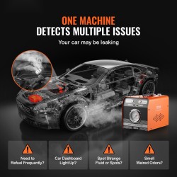 Savuvuototesteri sisäänrakennetulla ilmapumpulla kaksi toimintatilaa polttoainejärjestelmiin imujärjestelmiin