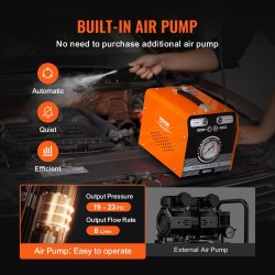 Savuvuototesteri sisäänrakennetulla ilmapumpulla kaksi toimintatilaa polttoainejärjestelmiin imujärjestelmiin