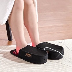 Punavaloterapiajalkakenkä neopreenikangas läpinäkyvä TPU 660nm 850nm 120 LED kaksipuolinen pulssitilat