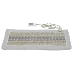 Kaukoinfrapunainen selän lämpötyyny PU nahka 132 jadekiveä 54 turmaliinikiveä 1000 x 550 mm