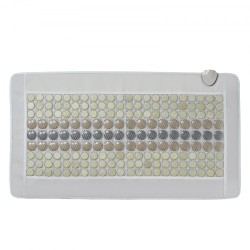 Kaukoinfrapunainen selän lämpötyyny PU-nahka 132 jadekiveä 54 turmaliinikiveä 1000 x 550 mm