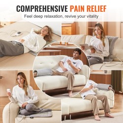 Infrapunalämpötyyny PU-nahka 52 jadekiveä 20 turmaliinikiveä keskikoko selkäkipujen lievitykseen