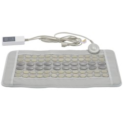 Infrapunalämpötyyny PU-nahka 52 jadekiveä 20 turmaliinikiveä keskikoko selkäkipujen lievitykseen