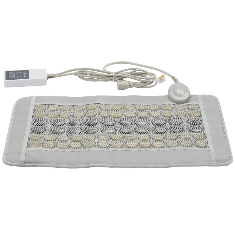 Infrapunalämpötyyny PU-nahka 52 jadekiveä 20 turmaliinikiveä keskikoko selkäkipujen lievitykseen