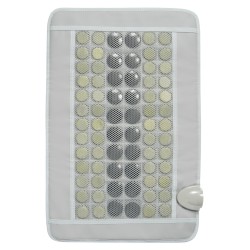 Infrapunalämpötyyny PU-nahka 52 jadekiveä 20 turmaliinikiveä keskikoko selkäkipujen lievitykseen