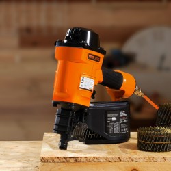 Paineilmatoiminen kelonaulain lankasidotuille 45–70 mm sivulta ladattava makasiini 250–300 naulaa