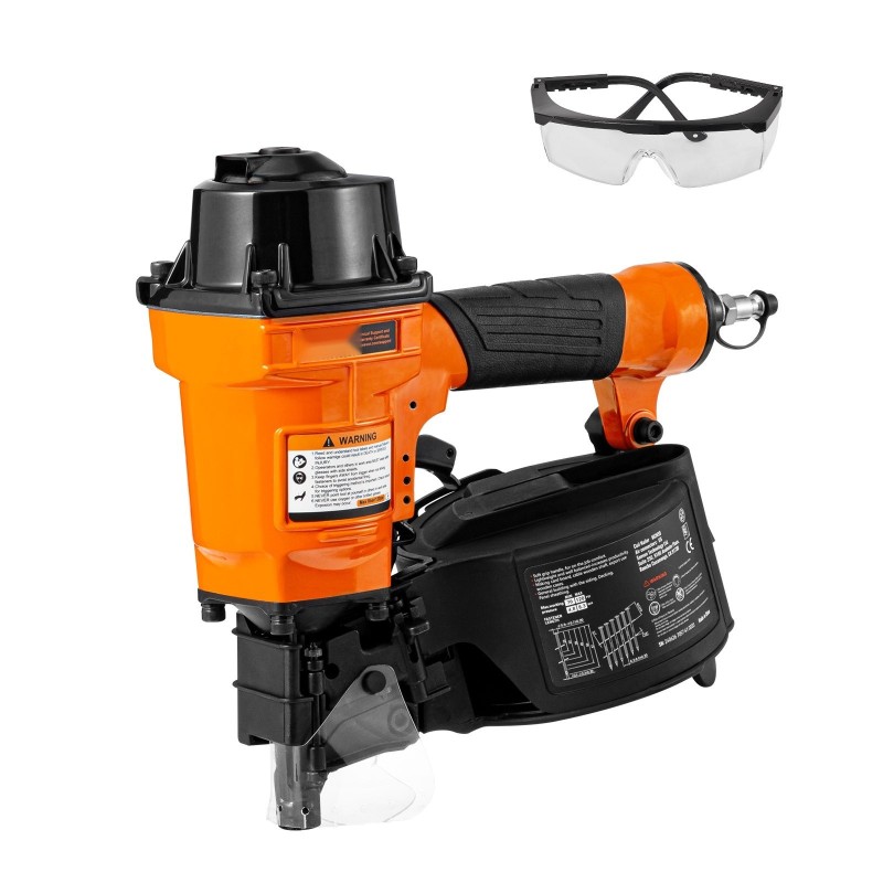 Kierrevannesnaulain alumiini muovi teräs 25–57 mm sivulta ladattava 300–350 naulaa