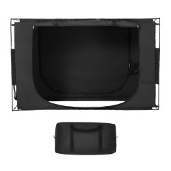 Sänkyteltta hengittävä koko 1900x990x1190 mm noin 70% pimennys 3 ovea