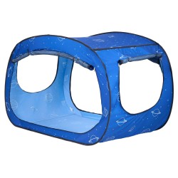 Sänkyteltta hengittävä pimennyskangas 2 sisäänkäyntiä 2000x1050x1200 mm 0 33 tuuman kuiturunko