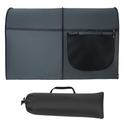 Sänkykatos hengittävä kangas 190x137x119cm 4 ovea vihreä