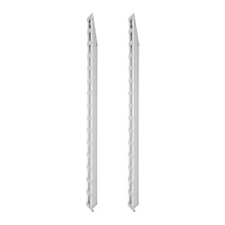 Alumiininen lastausramppipari 2400 mm pitkä 380 mm leveä 2721 6 kg