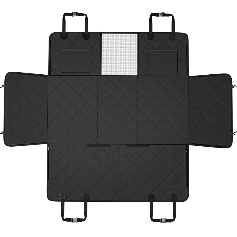 Takapenkin jatke koirille kova pohja hengittävä verkkopaneeli säilytystaskut turvavyöllä