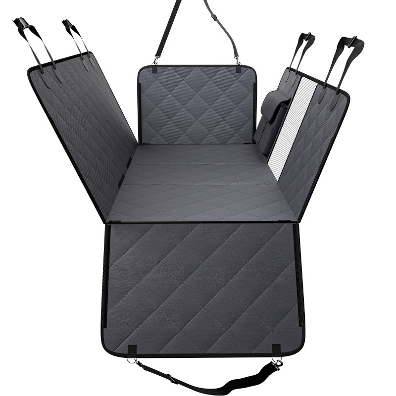 Takaistuimen jatke koiralle vedenpitävä 600D-kangas vaneripohjalla 1360×615 mm kantaa 181 kg