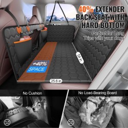 Takapenkin jatkopaneeli koiralle 1360 x 650 mm 600D Oxford kangas verkkoruudulla