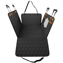 Takapenkin jatkopaneeli koiralle 1360 x 650 mm 600D Oxford kangas verkkoruudulla