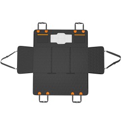 Takapenkin jatkopaneeli koiralle 1360 x 650 mm 600D Oxford kangas verkkoruudulla