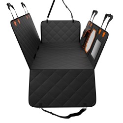 Takapenkin vedenpitävä koiran istuinsuoja 600D Oxford 1310x600 mm verkkopaneelilla säilytystaskuilla