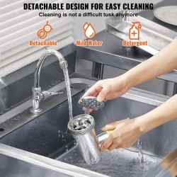 Lihamylly pöytämallinen 300W ruostumaton teräs 3 makkarasuutinta keittiöihin ravintoloihin