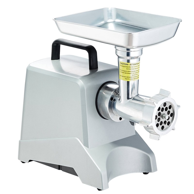 Sähköinen alumiinirunkoinen lihamylly 2,27 kilogrammaa minuutissa mukana terä ja jauhatuslevyt
