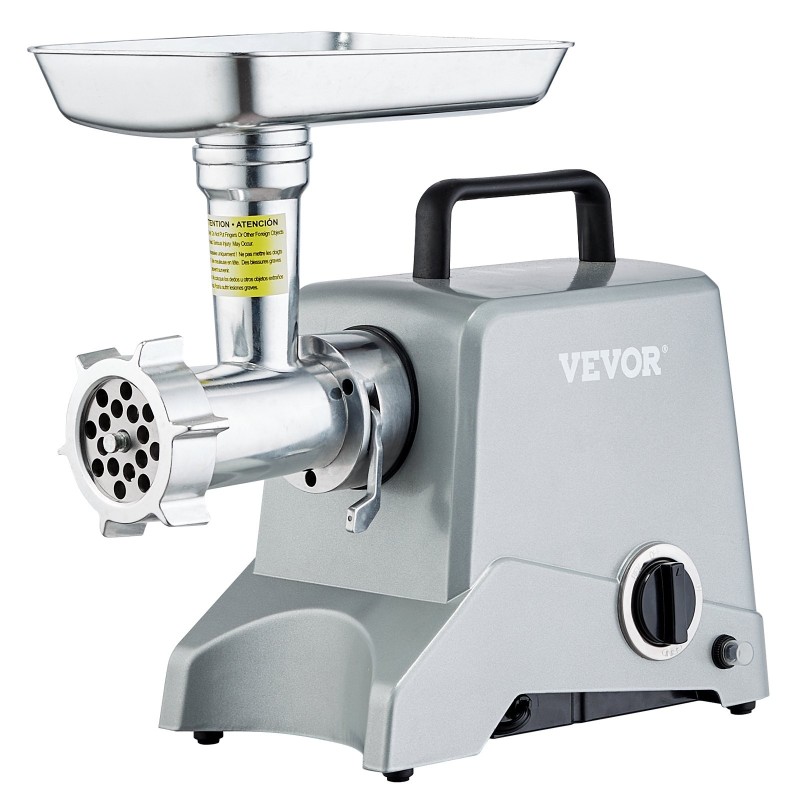 Sähköinen alumiinirunkoinen lihamylly 2,27 kilogrammaa minuutissa mukana terä ja jauhatuslevyt