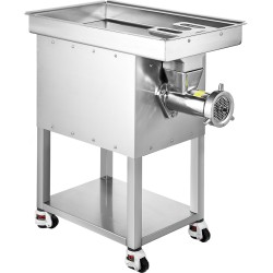 Sähkökäyttöinen ruostumaton teräs lihamylly 2200W 32 suuaukolla makkarasuppilolla ammattikäyttöön