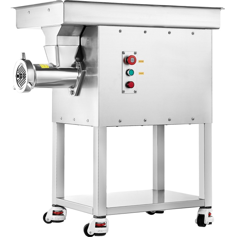 Sähkökäyttöinen ruostumaton teräs lihamylly 2200W 32 suuaukolla makkarasuppilolla ammattikäyttöön