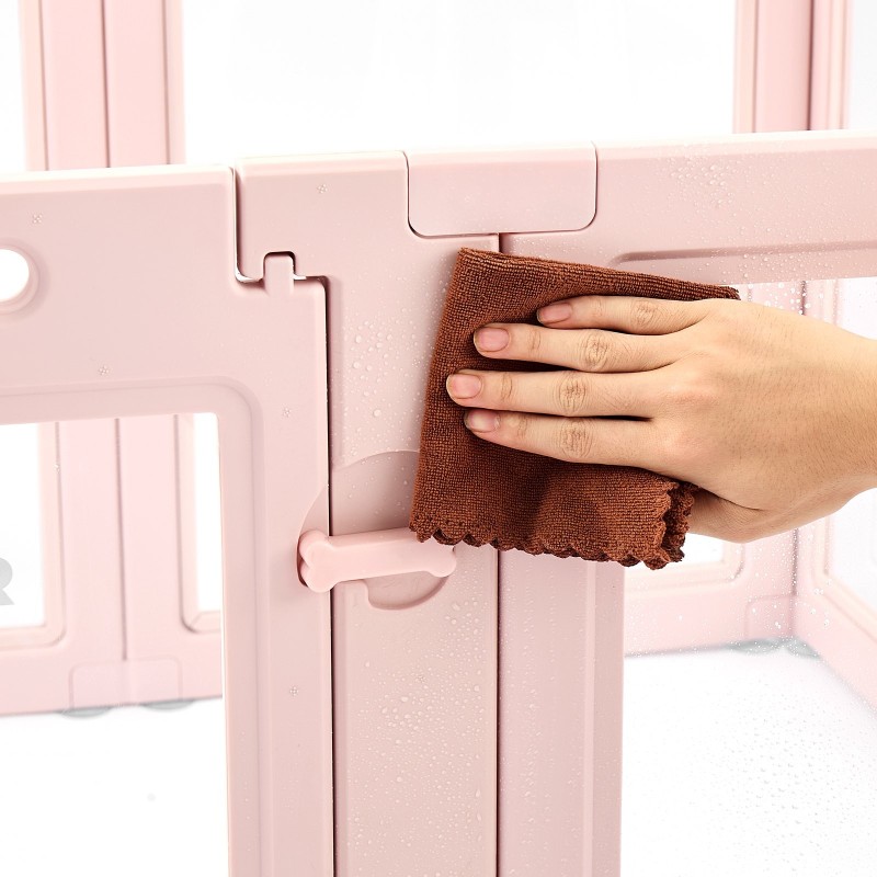 Muovinen pentulaatikko 1,54 x 1 x 0,6 m läpinäkyvillä PET-paneeleilla