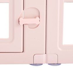 Pentuaitaus läpinäkyvillä paneeleilla 154 150 60 cm vesitiivis lukittavalla ovella suurille koirille