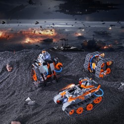 Rakennussarja ABS-muovia 554 osaa viisi mallia kaukosäädöllinen ja sovellusohjattu ladattava akku 6-vuotiaille