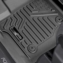 Auton lattiamatot TPE 3-osainen Ford F-150 SuperCrew 2015–2024 musta