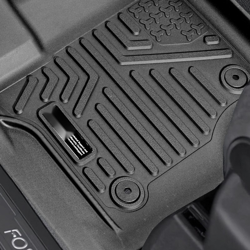 Auton lattiamatot TPE 3-osainen Ford F-150 SuperCrew 2015–2024 musta