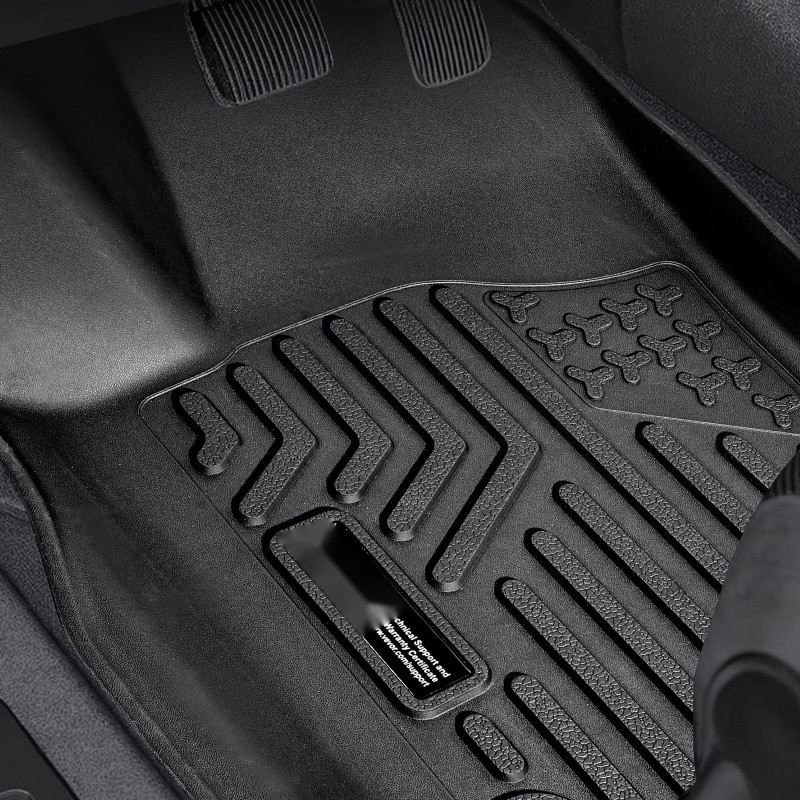 Auton TPE lattiamatot 3-osainen etu ja toiseen penkkiriviin musta Durango Grand Cherokee