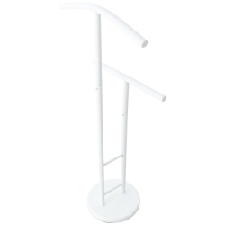 Tyylikäs metallinen vaatepalvelija unisex-käyttöön 107 cm korkea