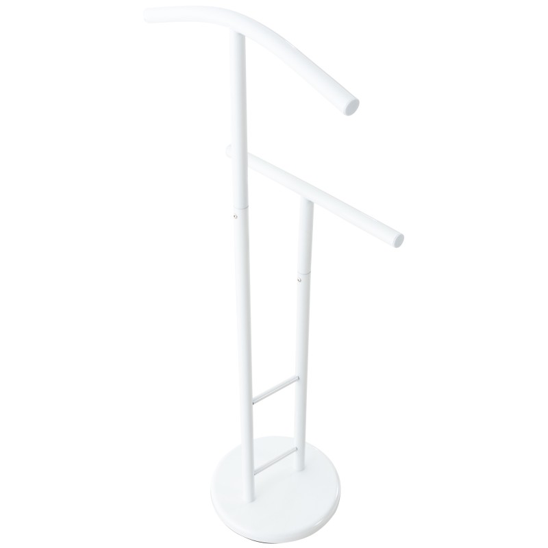 Tyylikäs metallinen vaatepalvelija unisex-käyttöön 107 cm korkea