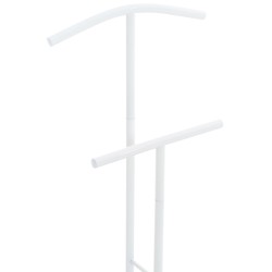 Tyylikäs metallinen vaatepalvelija unisex-käyttöön 107 cm korkea