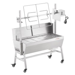 Roottisseriegrilli ruostumatonta terästä ulkokäyttöön neljäkymmentäkaksi watin moottorilla suuri kantavuus