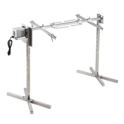 Sähköinen grillivarras ruostumattomasta teräksestä ulkokäyttöön 1108 mm 41 kg kokonaisille eläimille