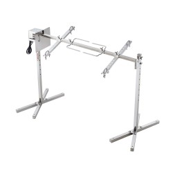 Sähköinen varrasgrilli ruostumatonta terästä 116 8 cm 60 kg ulkokäyttöön