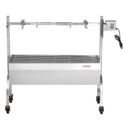 Roottisserie-grilli ulkokäyttöön ruostumaton teräs 52W kantavuus 89,8 kg