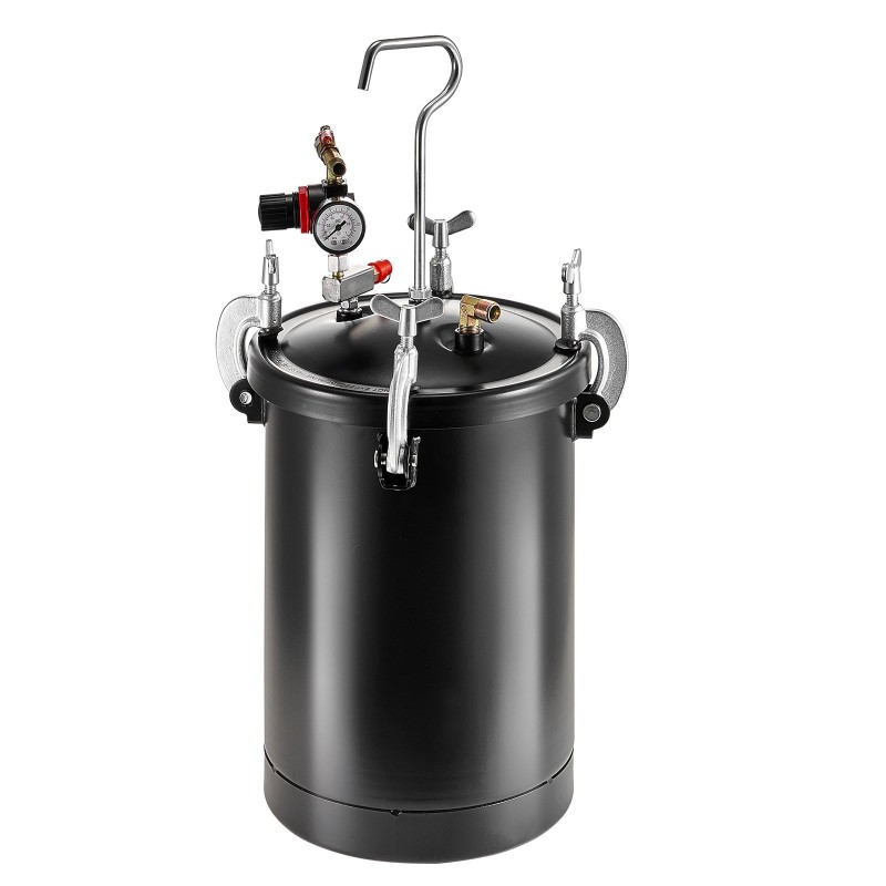 Painevärisäiliö 15L teräs säädettävä paine 60 psi ruisku kotikäyttö teollisuuskäyttö