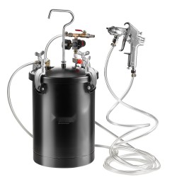 Painevärisäiliö 15L teräs säädettävä paine 60 psi ruisku kotikäyttö teollisuuskäyttö