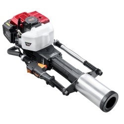 Bensiinikäyttöinen 52cc 2‑tahti paalutuskone 1,4 kW holkit 49/69/100 mm aitojen asennukseen