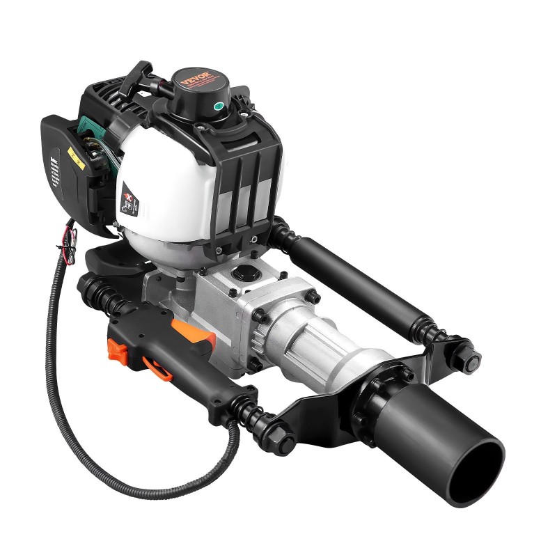 Paalutuskone bensiinikäyttöinen 4-tahti 37,7 cm3 1 kW 55 ja 70 mm lyöntihylsyt